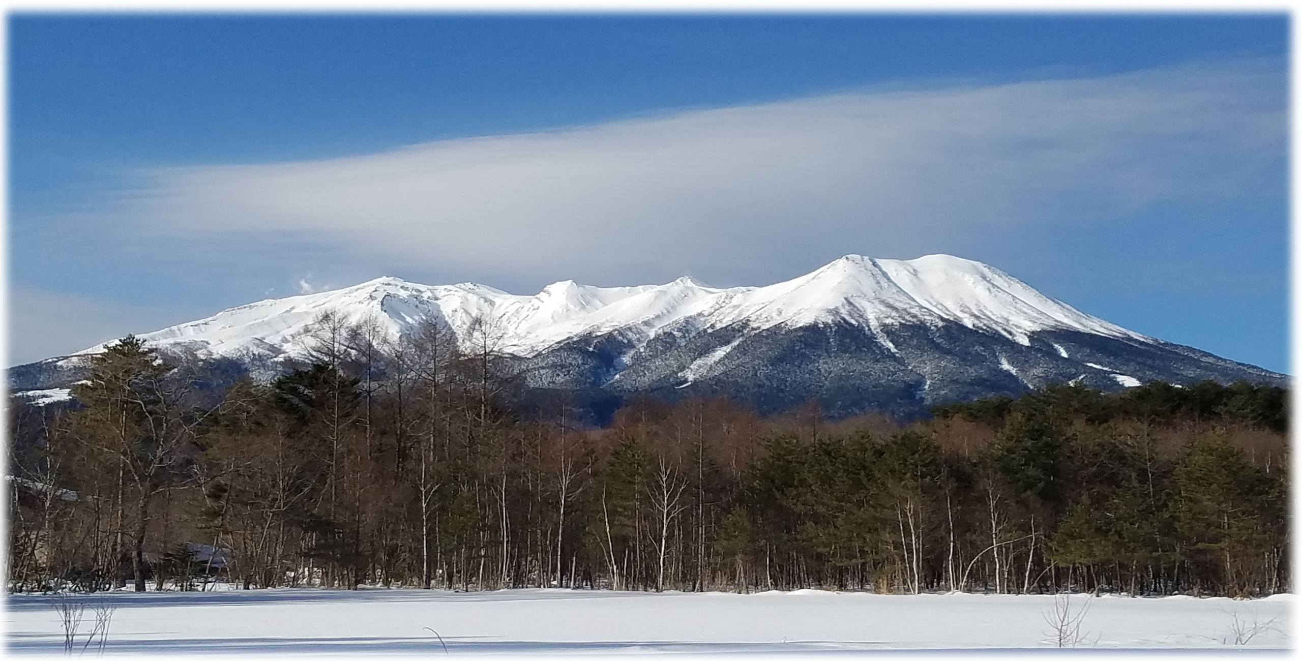 荘厳なる霊峰　木曽御嶽山